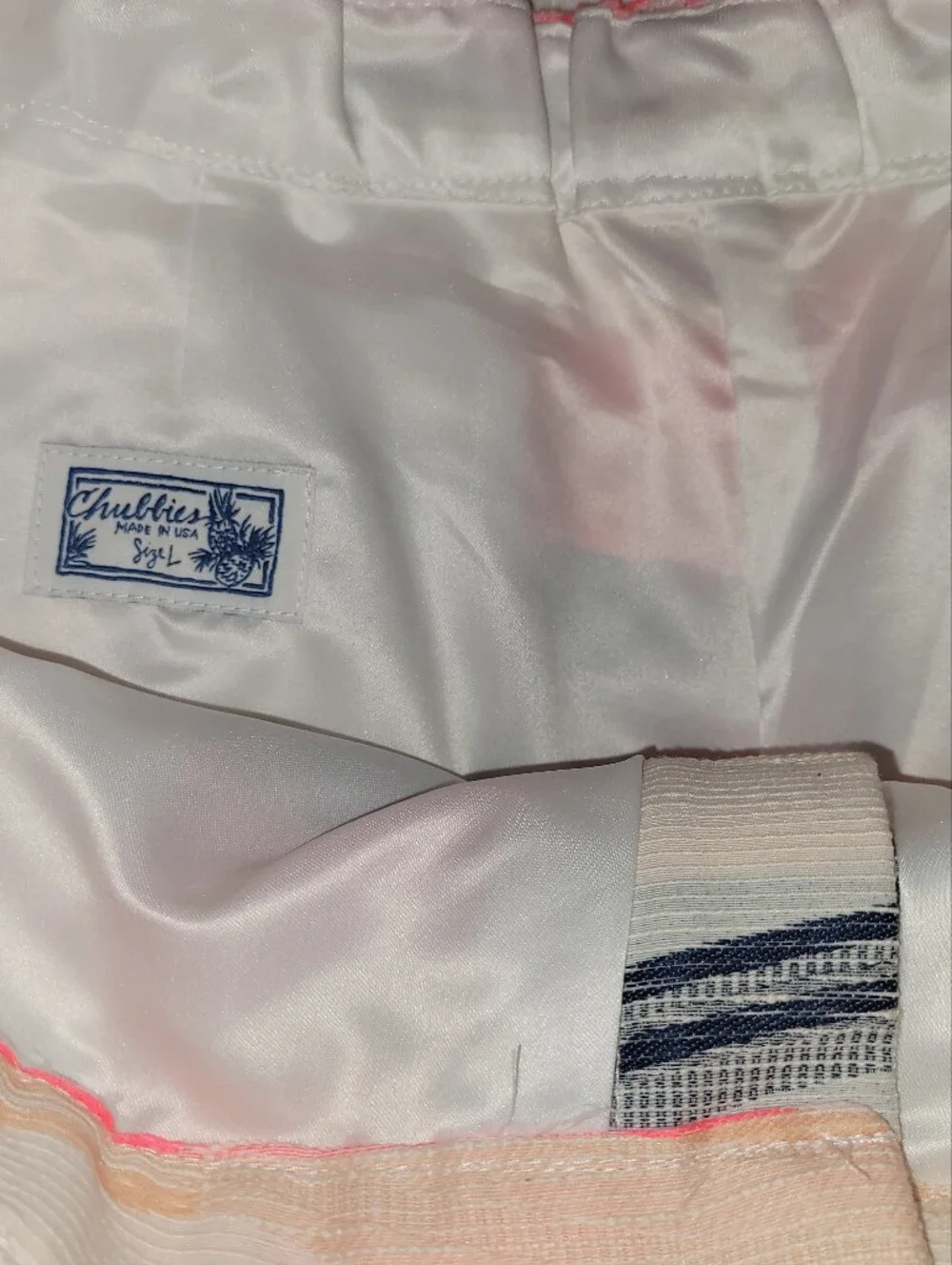 chubbies | Pink Striped Swim Shorts